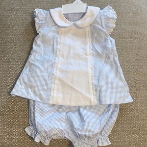 Claire and Charlie Black/White Dress with Bloomers
